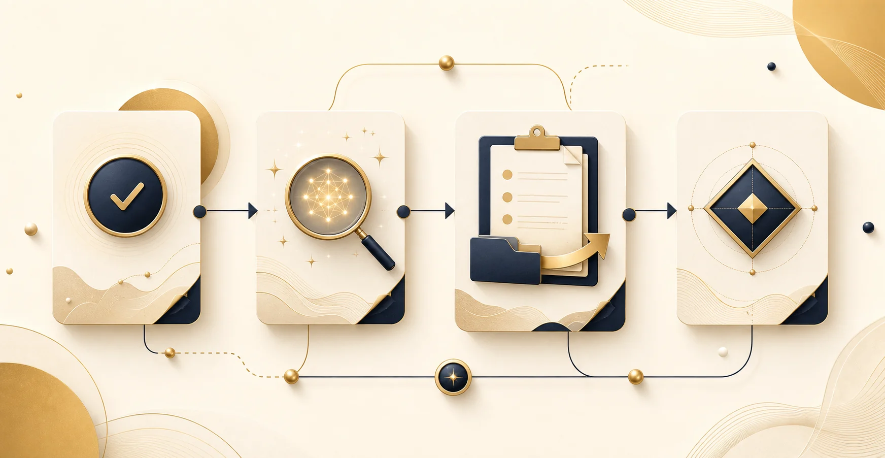 Visual workflow for validation, AI research, virtual assistant handoff, and founder decision making