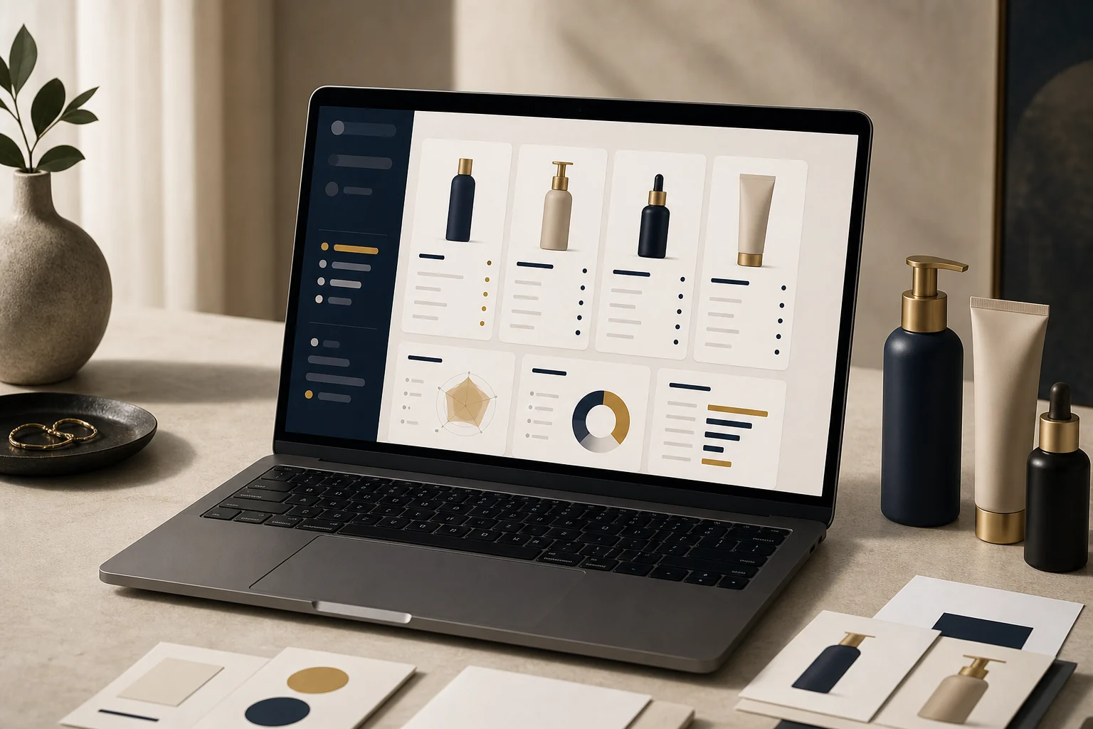 AI-assisted ecommerce product comparison workspace